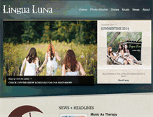 Tablet Screenshot of lingualuna.com